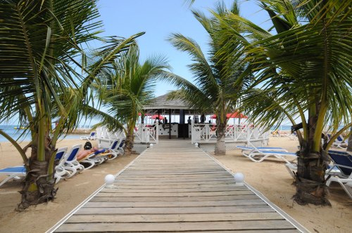 The "Jetty Bar" at our hotel. 